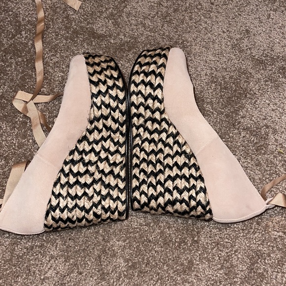 Free People Camel Charade Espadrille Ballet Wedge - size 7 - Picture 7 of 8